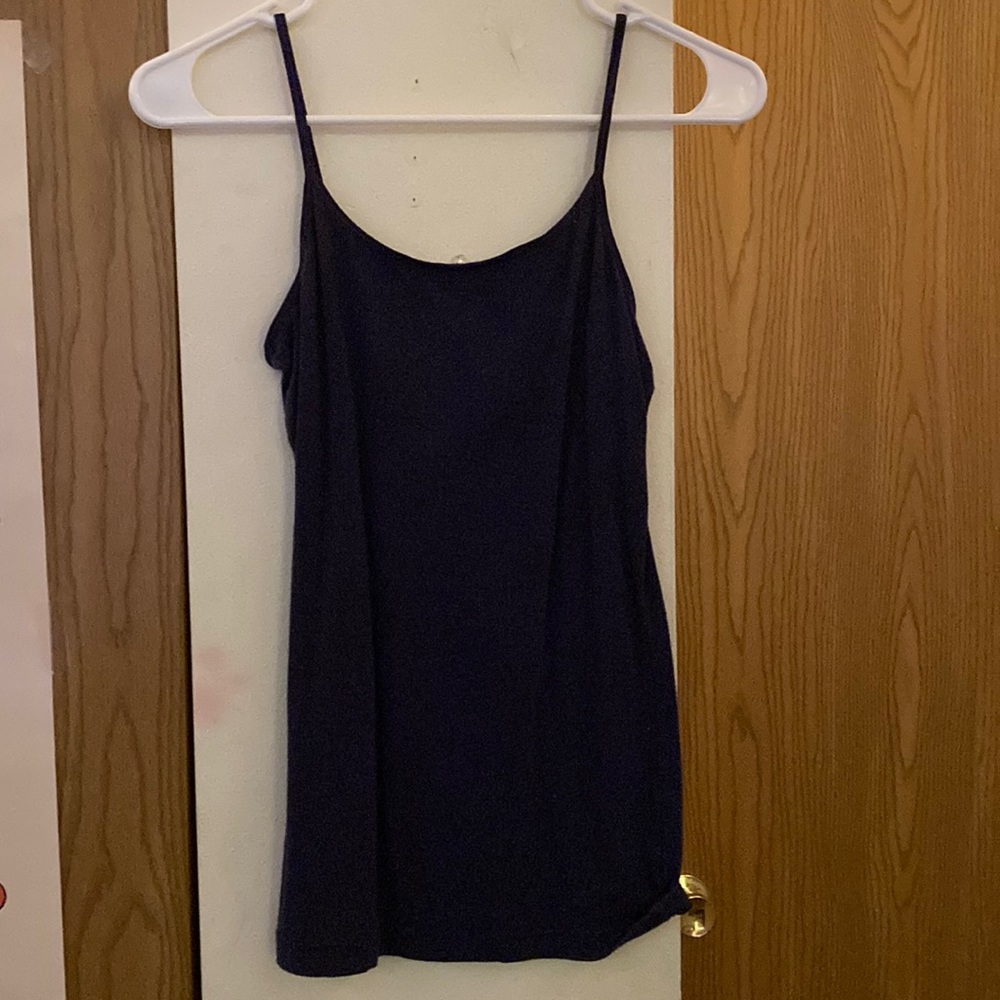 Dark blue tank top
